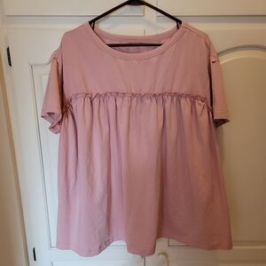 Mauve Babydoll Top